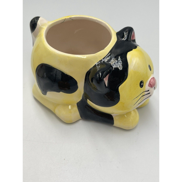 MSR Imports Kitten Vases Planters Kitschy Trinket Holder Lot Of 3 #6493 C2000 - Picture 8 of 9